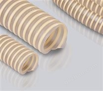 923 內(nèi)襯2.0mm耐磨PU層雙層軟管，乳白色塑筋加強(qiáng)透明PU軟管，內(nèi)壁平滑軟管